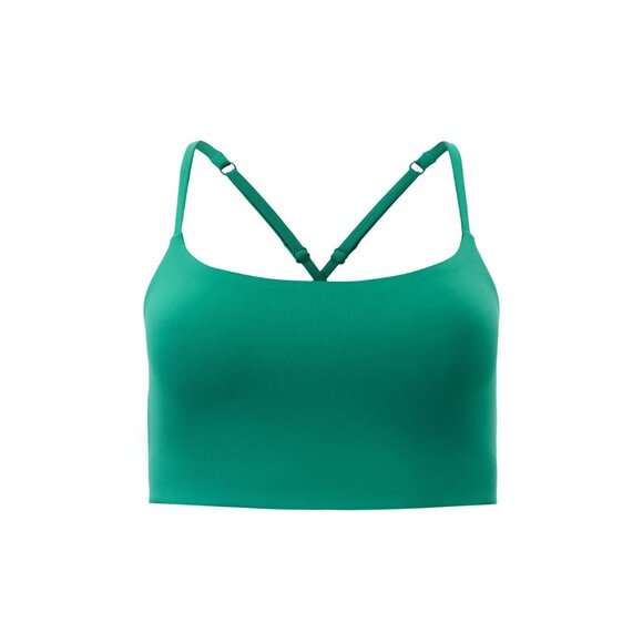 Girlfriend Collective Juliet Strappy Bra, green, size XS - Picture 4 of 5